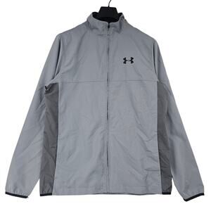 Under Armour All season gear jacket full zip gray Men's M Loose Gorpcore 3886